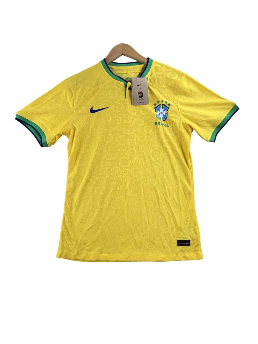 Brazil Home Jersey Mens Large Yellow Soccer Nike Dri Fit ADV CBF New CD4230-496